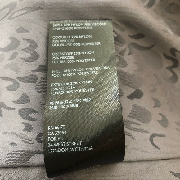 Anthropologie Velvet Blazer Jacket Size Large Slate Gray - Picture 8 of 9